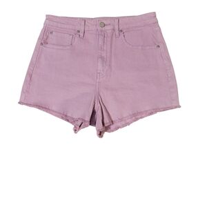 Idyllwind Lilac Denim Frayed Hem Shorts